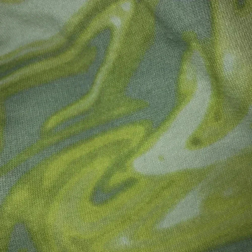 Wild Fable Green Swirl Cropped Hoodie XS Y2K Abstract NWT - Picture 4 of 8